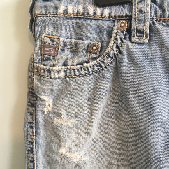 Silver denim skirt - Picture 4 of 6